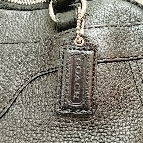 COACH leather black bowling bag - Picture 14 of 16